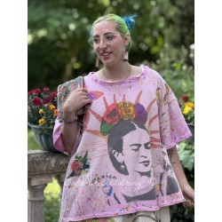 pullover Frida Del Sol Vetiver in Allium Dip Dye Magnolia Pearl - 1