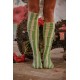 chaussettes Over The Knee in Clover Strip Magnolia Pearl - 1