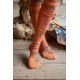 socks Over The Knee in Marmalade Magnolia Pearl - 4