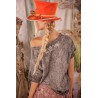 T-shirt Little Star Applique in Meteorite Magnolia Pearl - 10