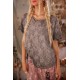 T-shirt Little Star Applique in Meteorite Magnolia Pearl - 7