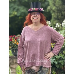 T-shirt Europa Long Sleeves in Plum Magnolia Pearl - 1