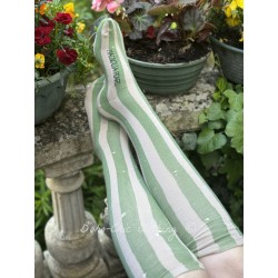 chaussettes Over The Knee in Clover Strip