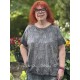 T-shirt Little Star Applique in Meteorite Magnolia Pearl - 2