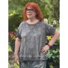 T-shirt Little Star Applique in Meteorite