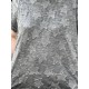 T-shirt Little Star Applique in Meteorite Magnolia Pearl - 16