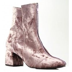 boots RUMI in pink velvet Papucei - 1