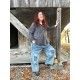 top Brene Workshirt in Harley Magnolia Pearl - 10