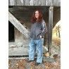 top Brene Workshirt in Harley Magnolia Pearl - 11