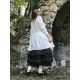 tunic ANNA off-white with black dots cotton Les Ours - 4