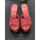 High Heel Sandal Castaner in Red Size 40  - 2