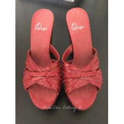 High Heel Sandal Castaner in Red Size 40  - 1