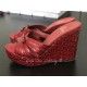 High Heel Sandal Castaner in Red Size 40  - 3