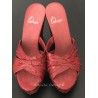 Sandale à talons haut Castaner rouge Taille 40  - 5
