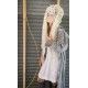 dress coat Victorian Ribbon in Prairie Star Magnolia Pearl - 16