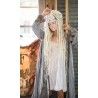 dress coat Victorian Ribbon in Prairie Star Magnolia Pearl - 17