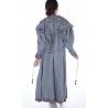 dress coat Victorian Ribbon in Prairie Star Magnolia Pearl - 8