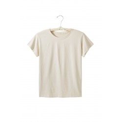 T-shirt short sleeve round neck in natural cotton lisa b. - 1