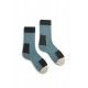 chaussettes patch en laine et cachemire bleu mineral lisa b. - 2