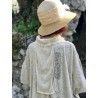 hat VALENTINA in cream and straw hemp Grevi - 2