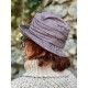chapeau PENELOPE pied de poule noir et rose Grevi - 5