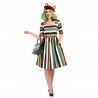 dress Amber-lea Pumpkin Stripe Collectif - 1