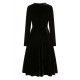 robe Clara Velvet Noir Collectif - 4
