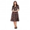 robe Dolores Midnight Floral Collectif - 8