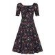 robe Dolores Midnight Floral Collectif - 9