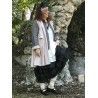 veste sans manches réversible MARIE coton khadi rose avec intérieur fleurs Les Ours - 3