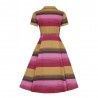robe Caterina Sunset Stripes Collectif - 10