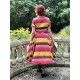 robe Caterina Sunset Stripes Collectif - 3