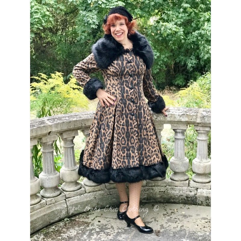 collectif leopard dress