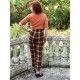 pantalon Bonnie Pumpkin Check Collectif - 5