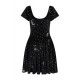 robe Lila Midnight Moon Velvet Collectif - 8