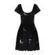 robe Lila Midnight Moon Velvet Collectif - 9