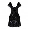 dress Lila Midnight Moon Velvet Collectif - 9