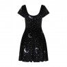 robe Lila Midnight Moon Velvet Collectif - 9