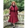 manteau et cape Claudia Rouge bordeaux Collectif - 2