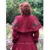 manteau et cape Claudia Rouge bordeaux Collectif - 5