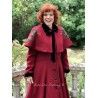 manteau et cape Claudia Rouge bordeaux Collectif - 7