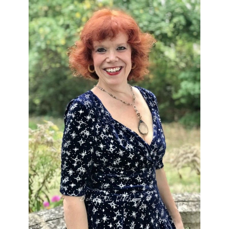 collectif trixie velvet sparkle dress