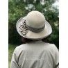 hat EULALIA in cream and grey hemp Grevi - 3