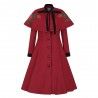 manteau et cape Claudia Rouge bordeaux Collectif - 10