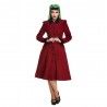 manteau et cape Claudia Rouge bordeaux Collectif - 14