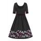 dress Junnie Dark Roses Flock Collectif - 3