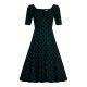 dress Dolores Brocade Green Collectif - 2