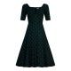 robe Dolores Brocade Vert Collectif - 2