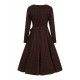 dress Arwen Woodland Pine Check Collectif - 4