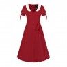 robe Mirella Rouge Collectif - 5